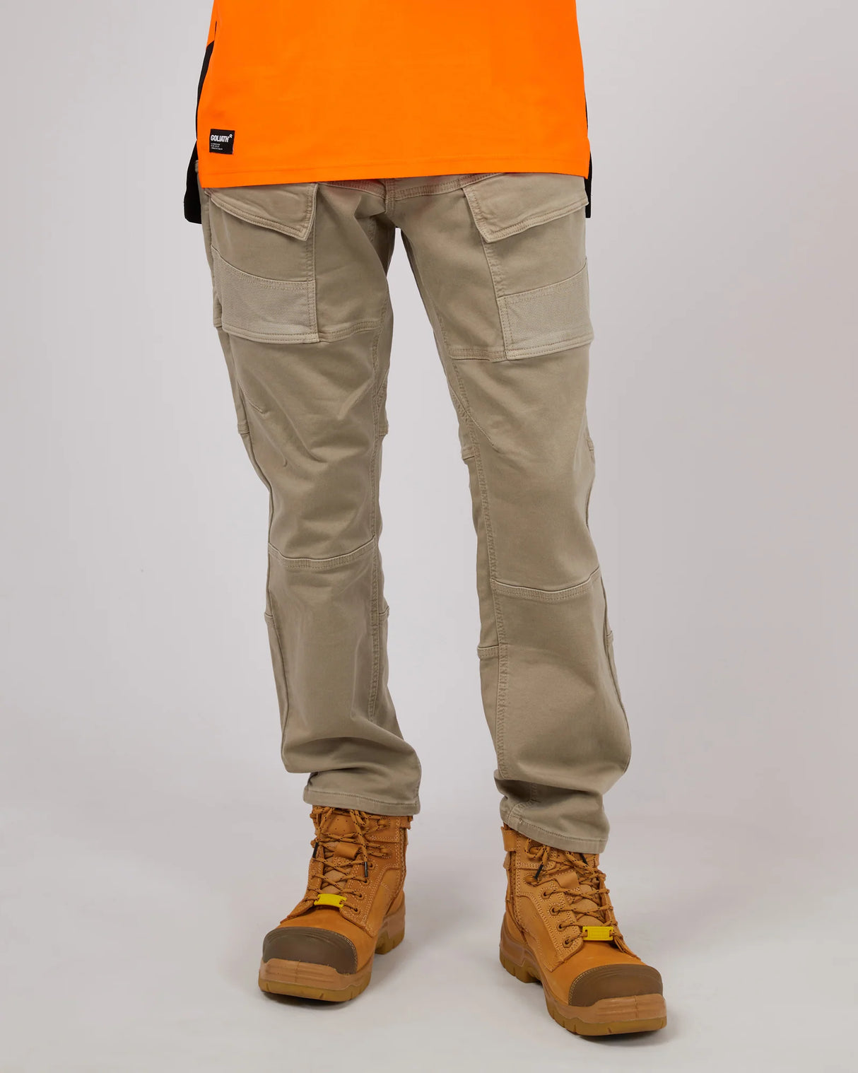 St Goliath Apw Non Cuffed Pant - Khaki