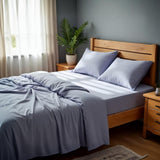 Royal Comfort Bamboo Cooling 2000TC Sheet Set-Light Blue