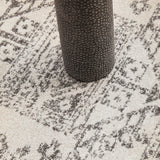 Chrome Addison Silver Round Rug