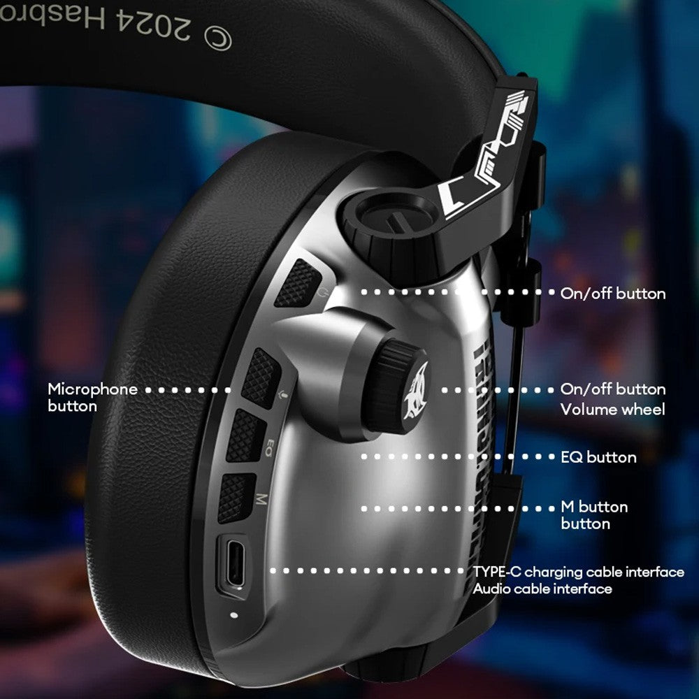 Transformers Wireless Bluetooth Gaming Headset TF-G03 4.2V 1200mAh Rechargeable - Black