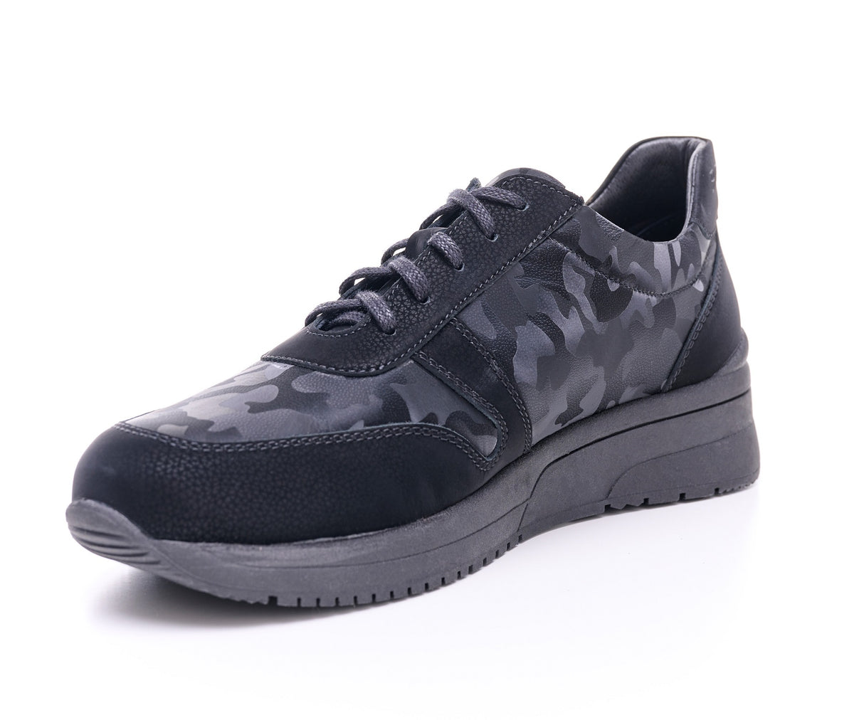 Bosccolo Womens Sneakers - Black Camouflage