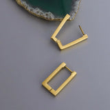 Bullion Gold Stylish Gold Hoop Earrings