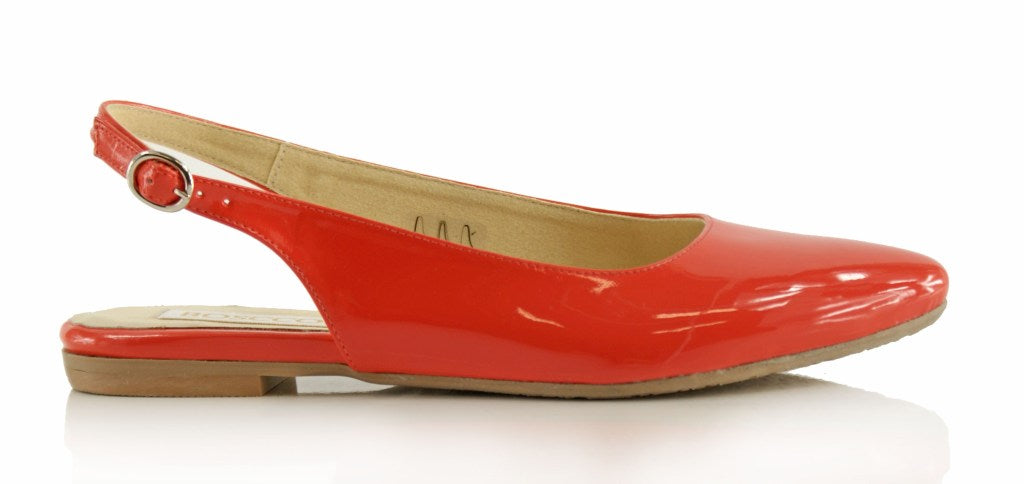 Bosccolo Womenssummer Pumps - Coral Laquered