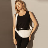 Croissant Chic Shoulder Bag - Ivory