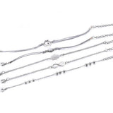 Bohemian 5-Piece Charm Bead Bracelet Set