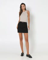Madison The Label Perry Knit Top - Oyster