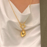 Bullion Gold Strawberry Gold Charm Necklace
