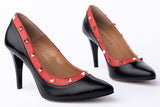 Bosccolo Womens Heels - Black/Red