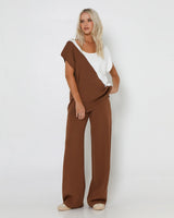 Lost In Lunar Norah Knit Top - Hazelnut
