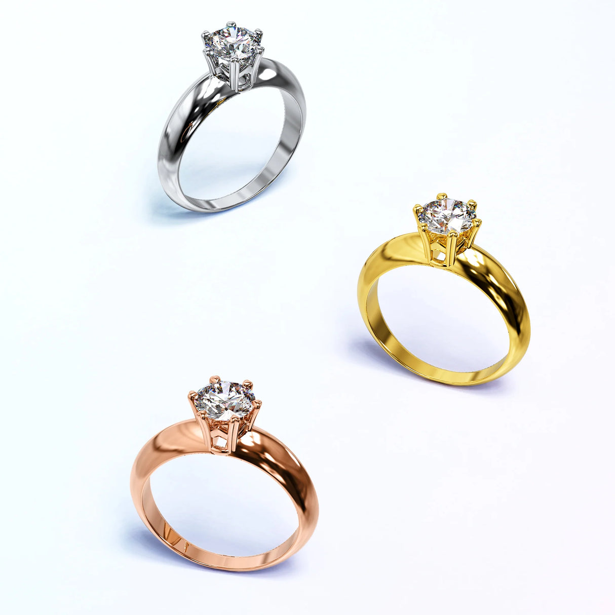 Krystal Couture Jewel In The Palace Solitaire Ring Embellished with SWAROVSKI Crystals