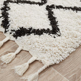 Saffron 11 White Runner Rug