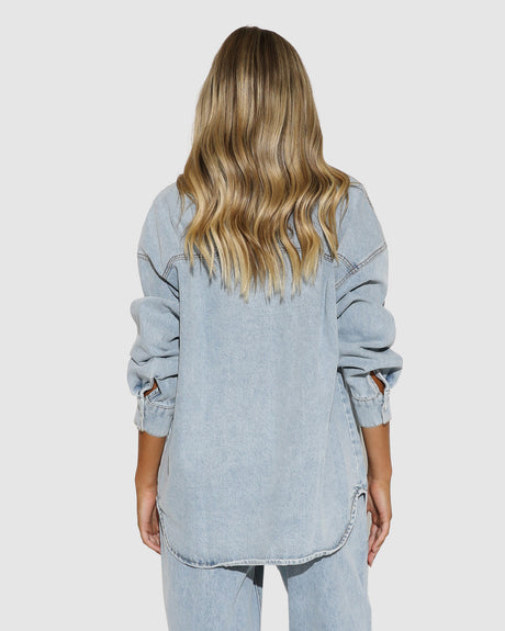Lost In Lunar Women's Frank Shirt - Denim