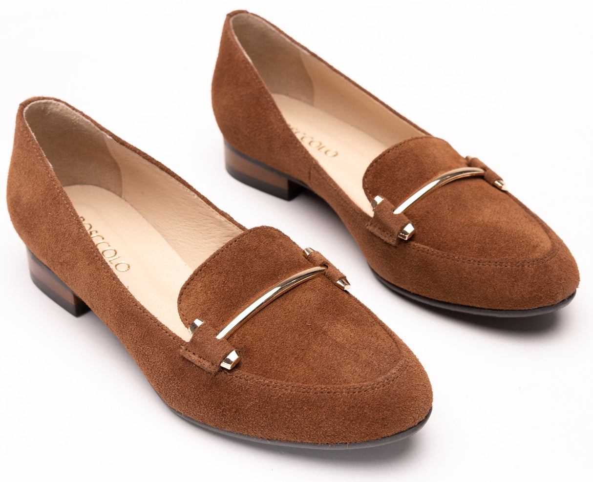 Bosccolo Womens Moccasin - Camel
