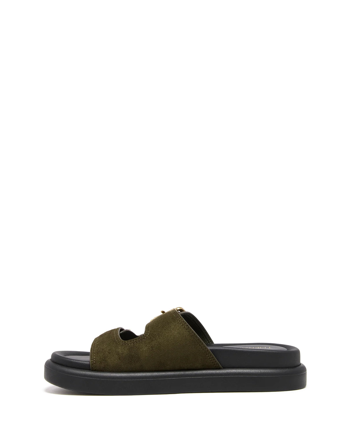 Therapy Paxton Khaki Microsuede