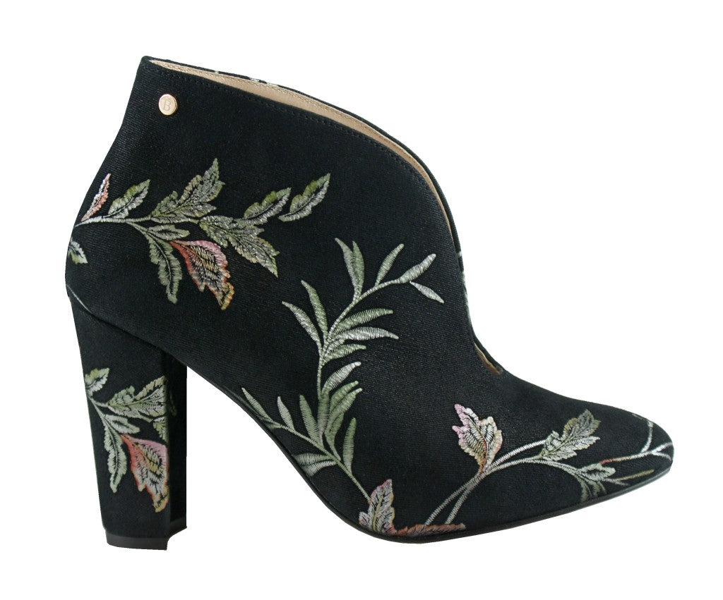 Bosccolo Womens Boots - Leaves Black