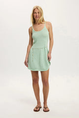 Cotton On Women's Sparkle Knit Mini Dress - Matcha Whip Sparkle