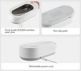 TODO Ultrasonic Cleaner 340ml Tank Jewelry Glasses Type C USB Powered 45000Hz One Button Clean