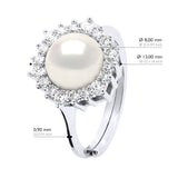 Ring Jewelry - Natural White - Longueur 42 cm