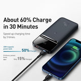 Baseus Magnetic Wireless Quick Charge Power Bank 10000mAh 20W Digital LED Display USB Type-C Type-A