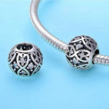 Solid 925 Sterling Silver Infinity CZ Charm