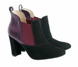 Bosccolo Womens Boots Elastic-Sides - Purple / Black