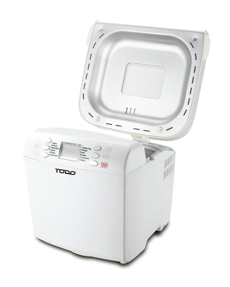 TODO Bread Maker 12 Programs Menu 550W Power Keep Warm Function White