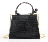 Bosccolo Handbag - Black Croco