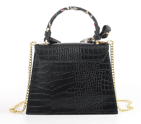 Bosccolo Handbag - Black Croco