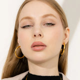 Bullion Gold Erica Gold Hoop Earrings