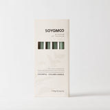 Ebony Bergamot Colored Taper Candles