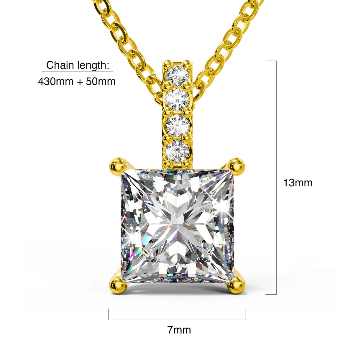 Krystal Couture The Last Chance Necklace Embellished with Swarovski Crystals