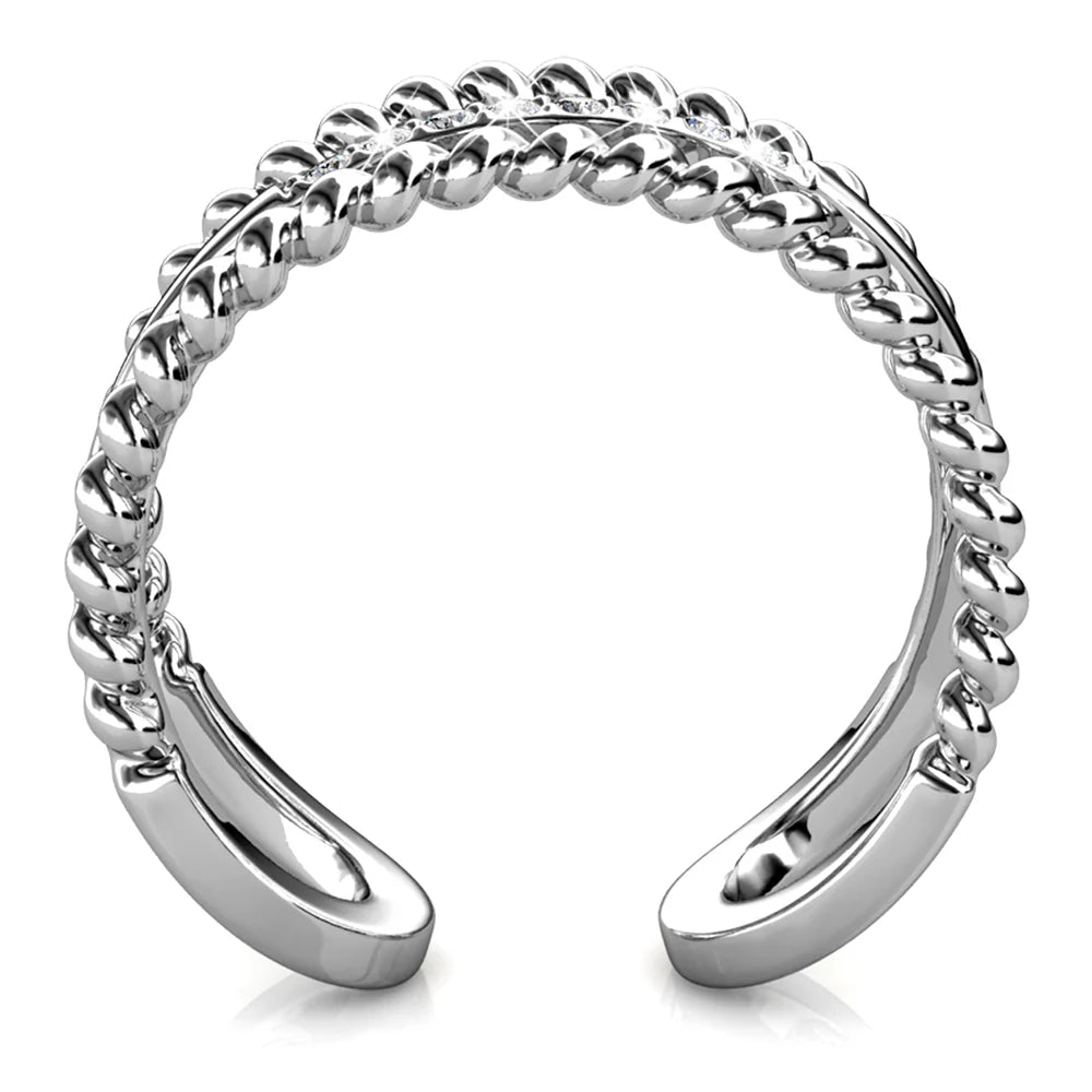 Krystal Couture Jennifer Ring Embellished with SWAROVSKI Crystals