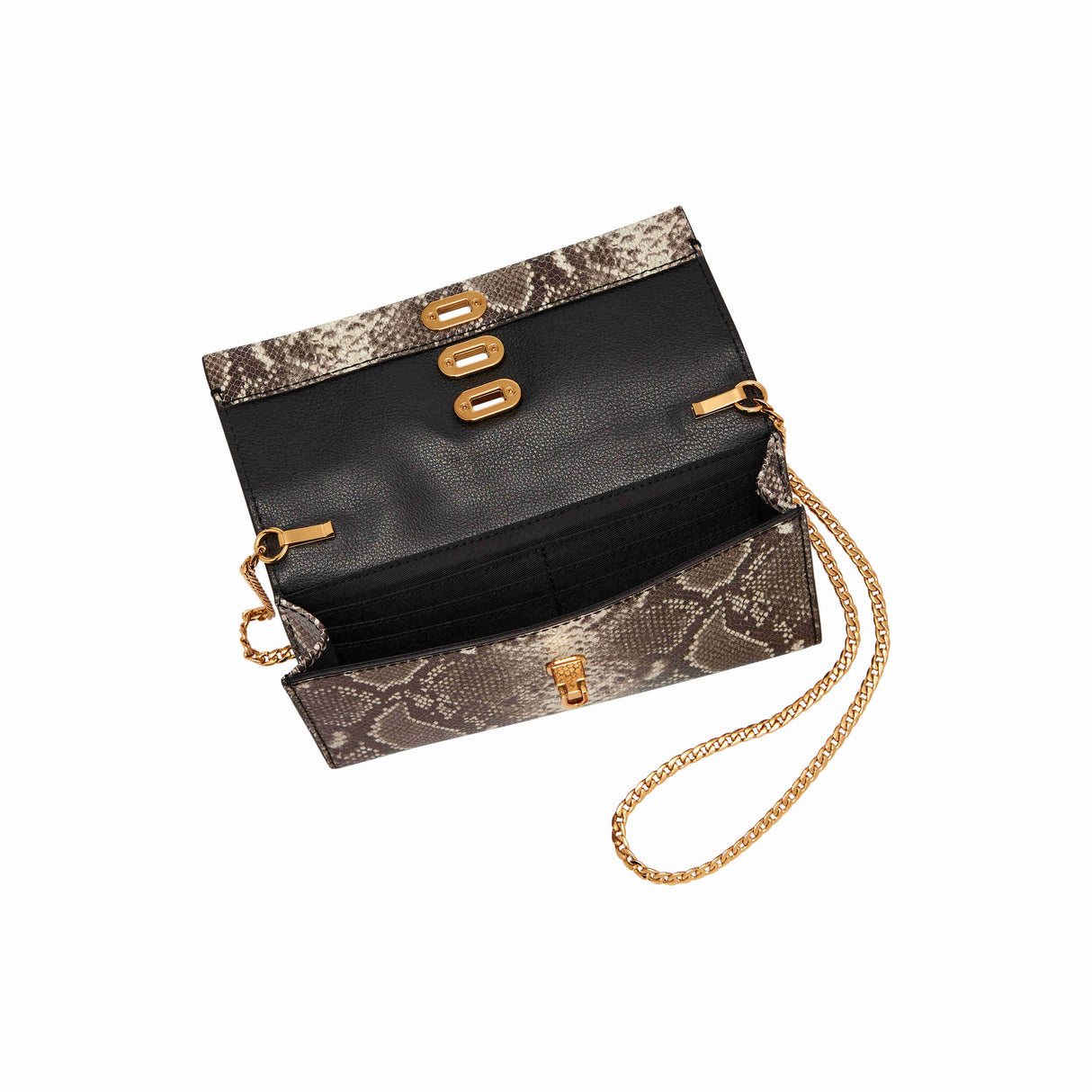 Fossil Penrose Brown Clutch