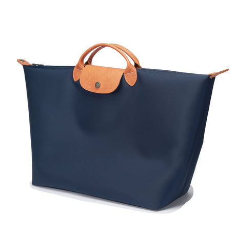 BAMEI Extra-Large Water-Resistant Nylon Travel Tote Bag - Navy