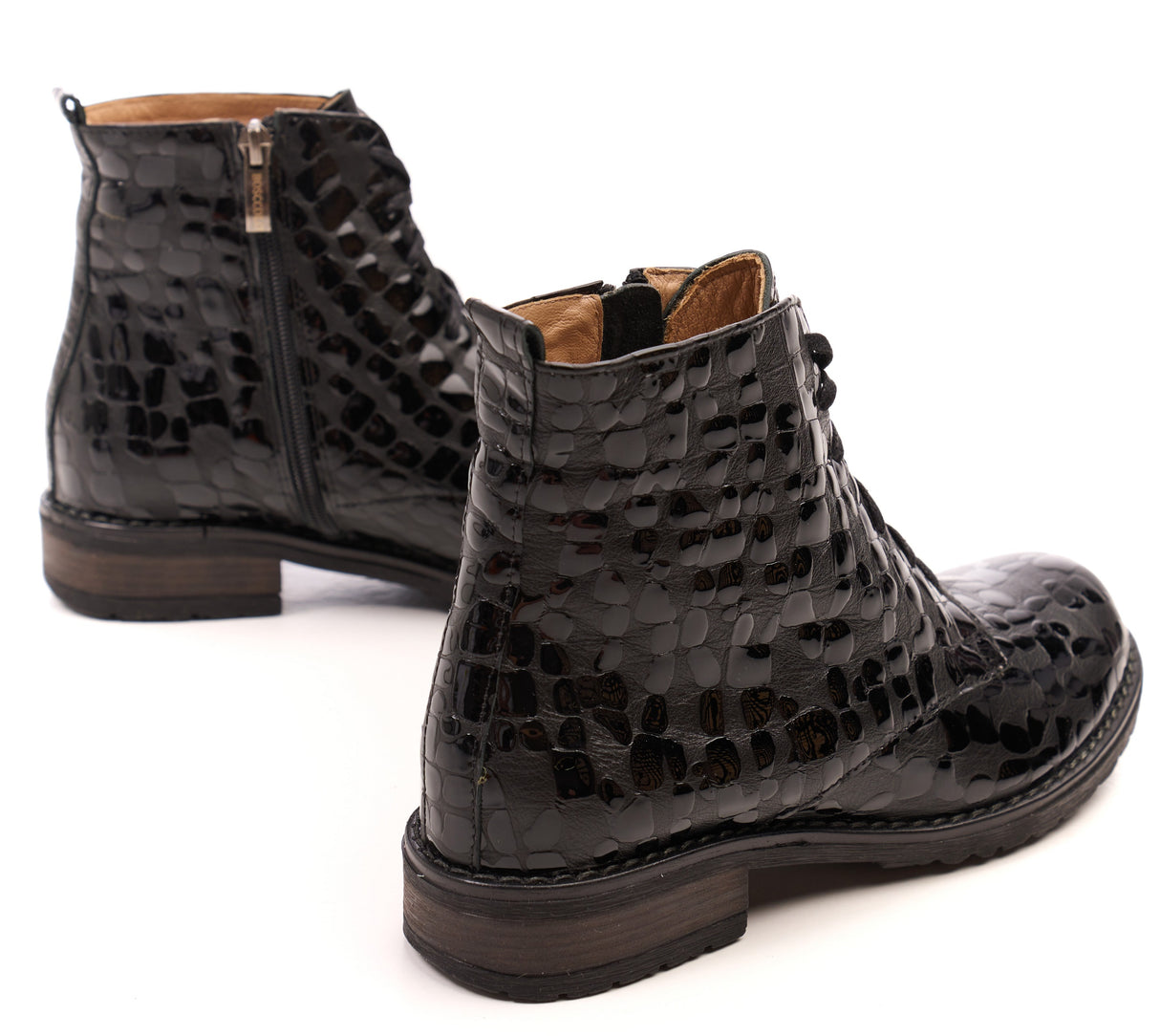 Bosccolo Womens Ankle Boots - Black
