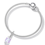 Solid 925 Signature Silver Magic Cuboid Charm