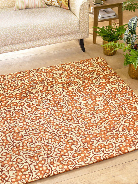 Sanderson Truffle Sandstone 446003 Outdoor Rug