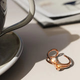 Bullion Gold Forever Knot Rose Gold Ring