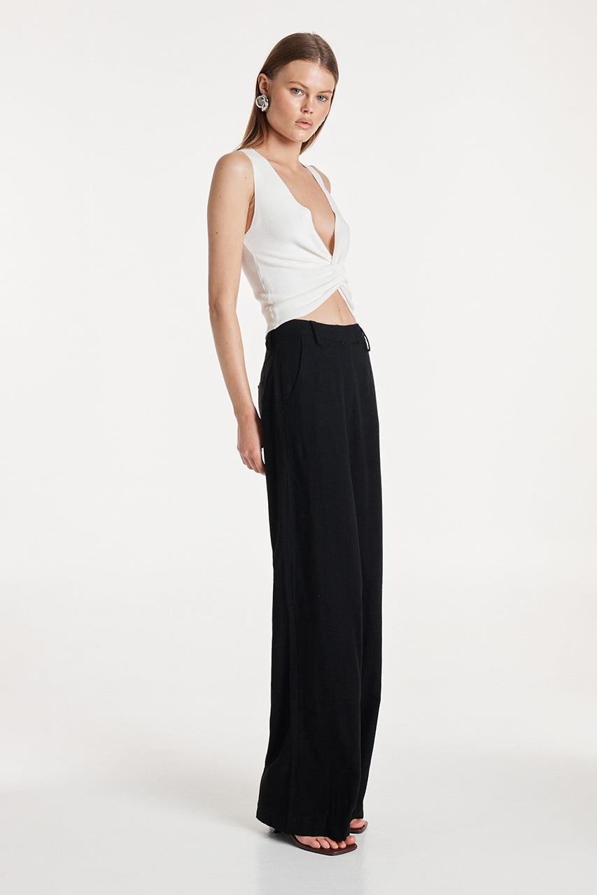 Madison The Label Britney Knit Top - White