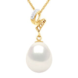 Pendant Volutes - Natural White - Longueur 18 cm