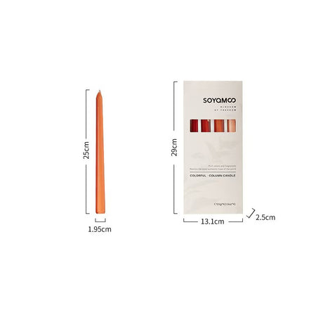 Citrus Breeze Ombre Taper Candles