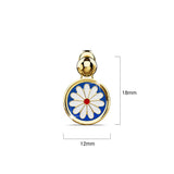 Bullion Gold Bullion Blue Blossom Earrings in Gold