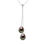 Necklace Toi & Moi Tahitian Pearl White Gold