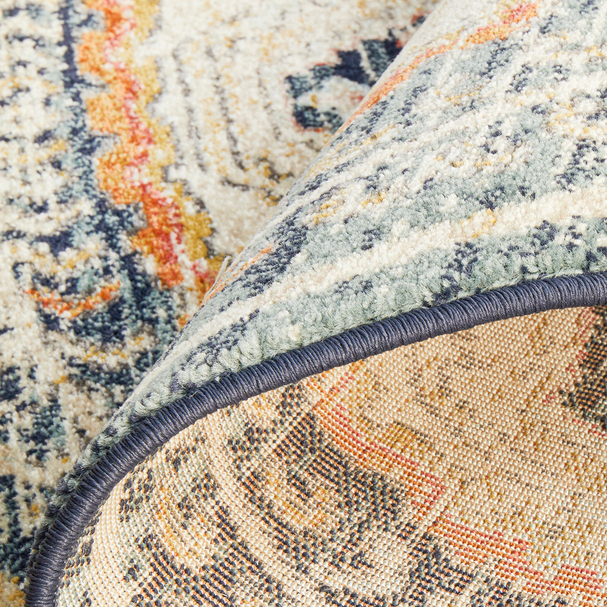Legacy 863 Navy Round Rug