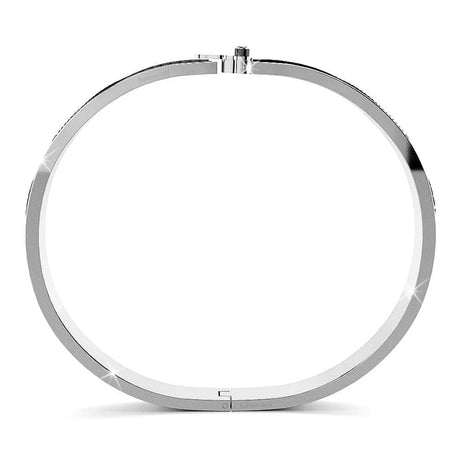 Bullion Gold Elaine White Gold Bangle