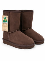 Australian Leather Ugg Classic Short - Chocolate - AU5