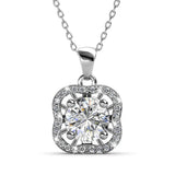 Krystal Couture Artic Floria Necklace Embellished with SWAROVSKI Crystals