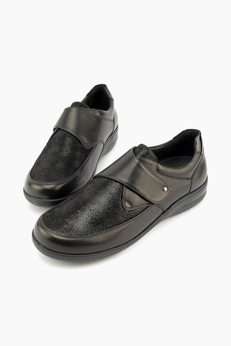 Klouds Jordyn Black Print Stretch