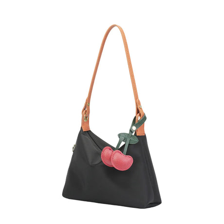 BAMEI Reversible Nylon Crossbody Bag - Black