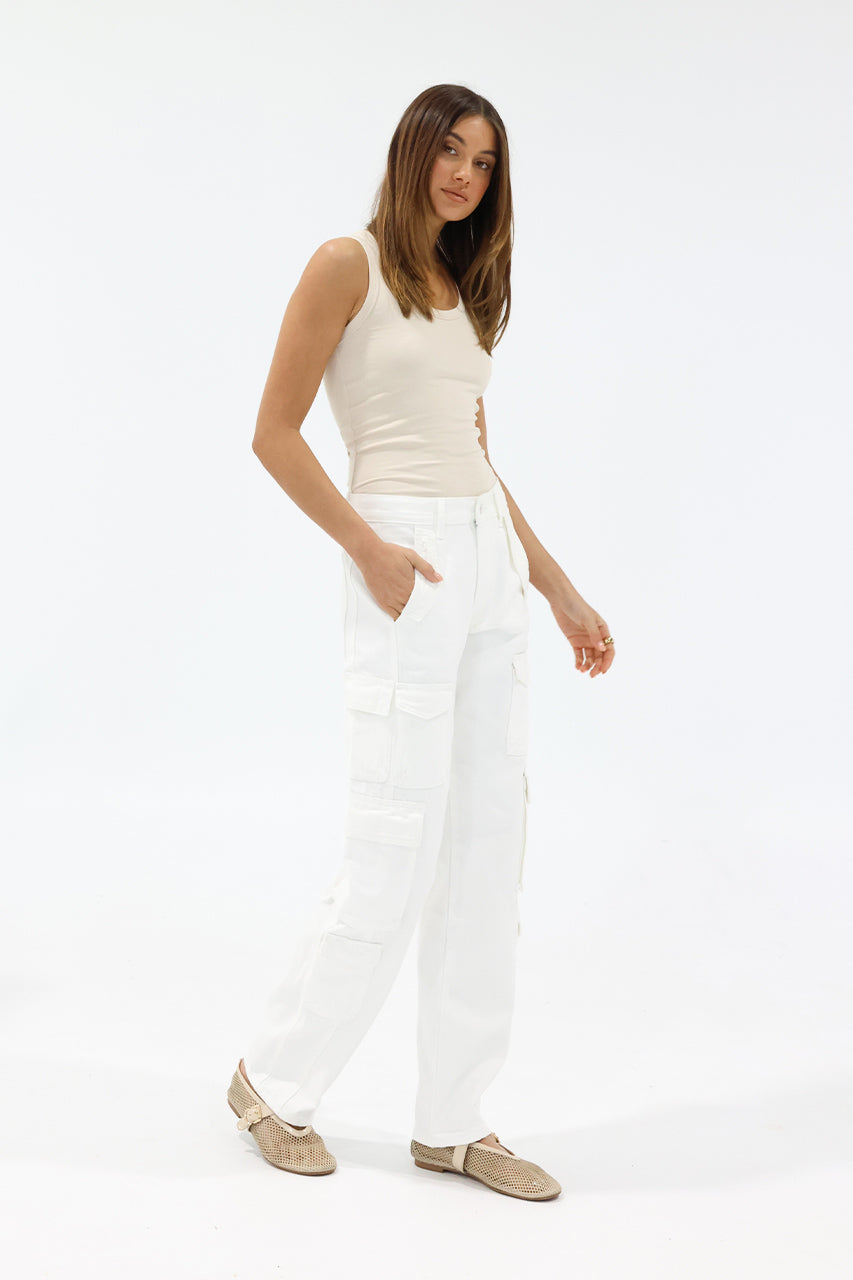Madison The Label Malani Tank - Oyster